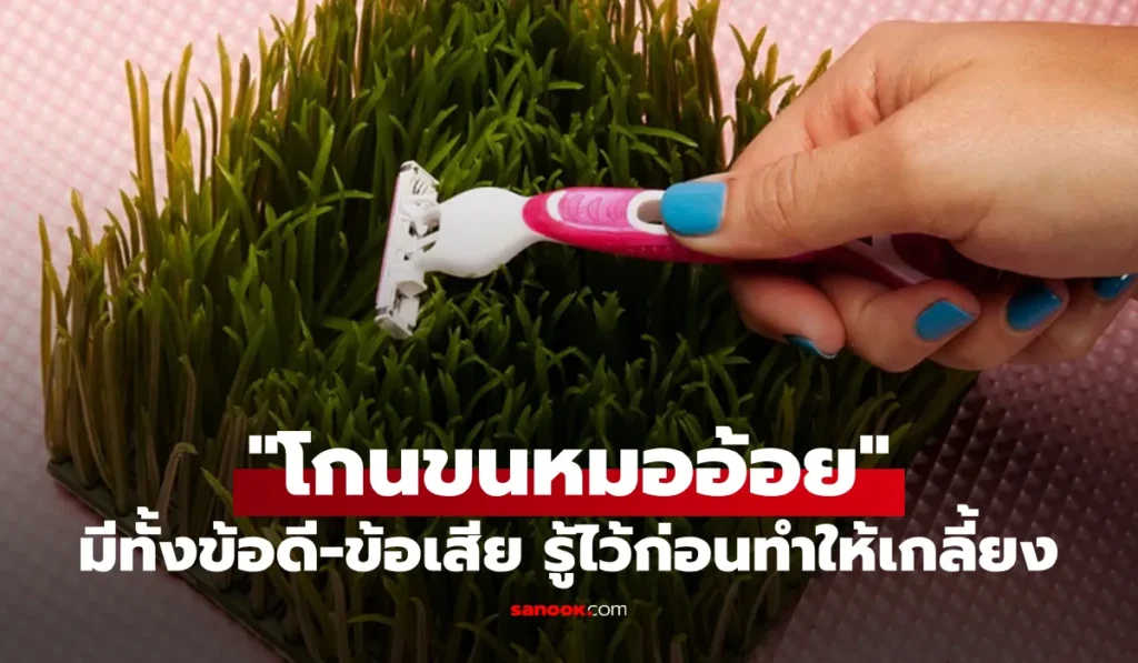 ขนในที่ลับ มีทั้งข้อดีและข้อเสีย รู้ไว้ก่อนลงมือทำให้เกลี้ยง