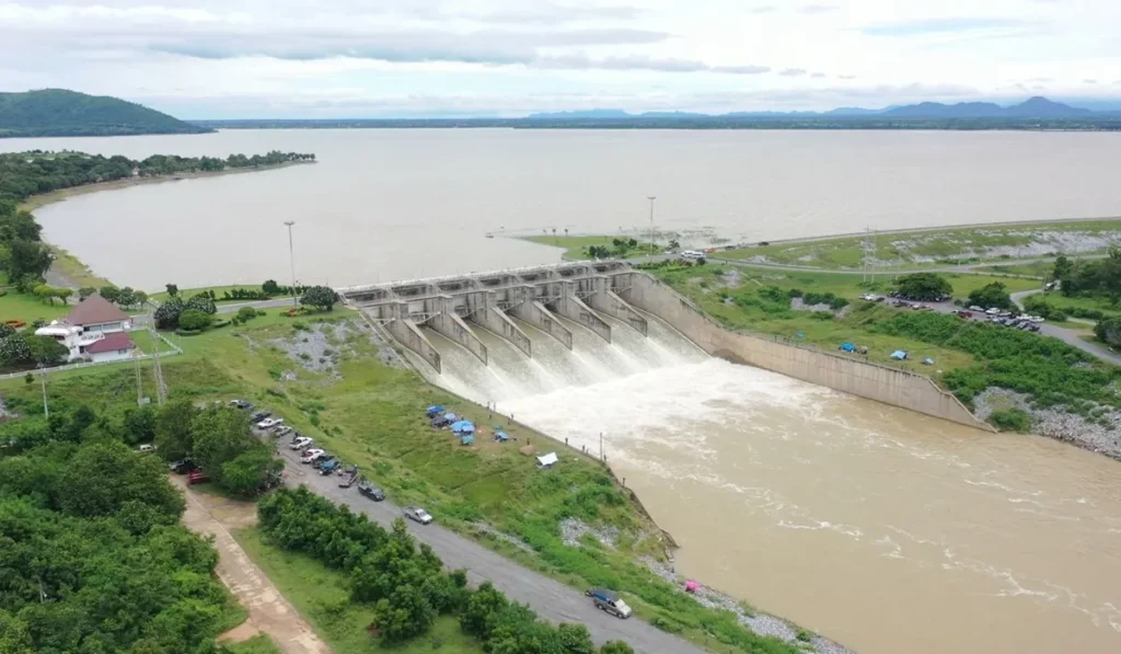 กรมชลประทาน แจ้งเตือนสถานการณ์น้ำเขื่อนป่าสักชลสิทธิ์