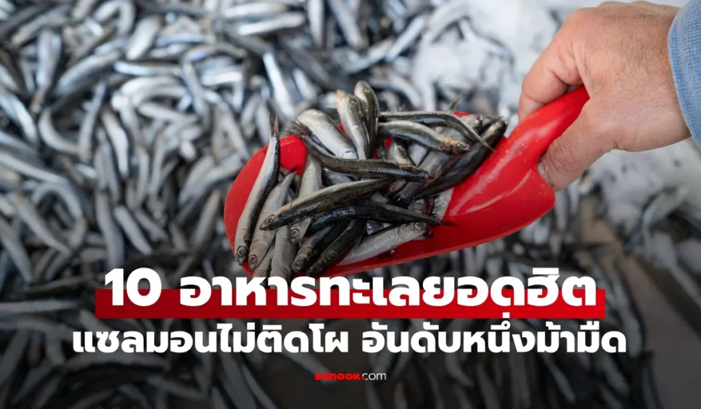 10 อาหารทะเลยอดนิยม  แซลมอน กุ้ง ปู ไม่ติดโผ อันดับหนึ่ง