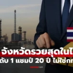 10 จังหวัดรวยที่สุดในไทย อันดับ 1 เป็นแชมป์ 20 ปีซ้อน