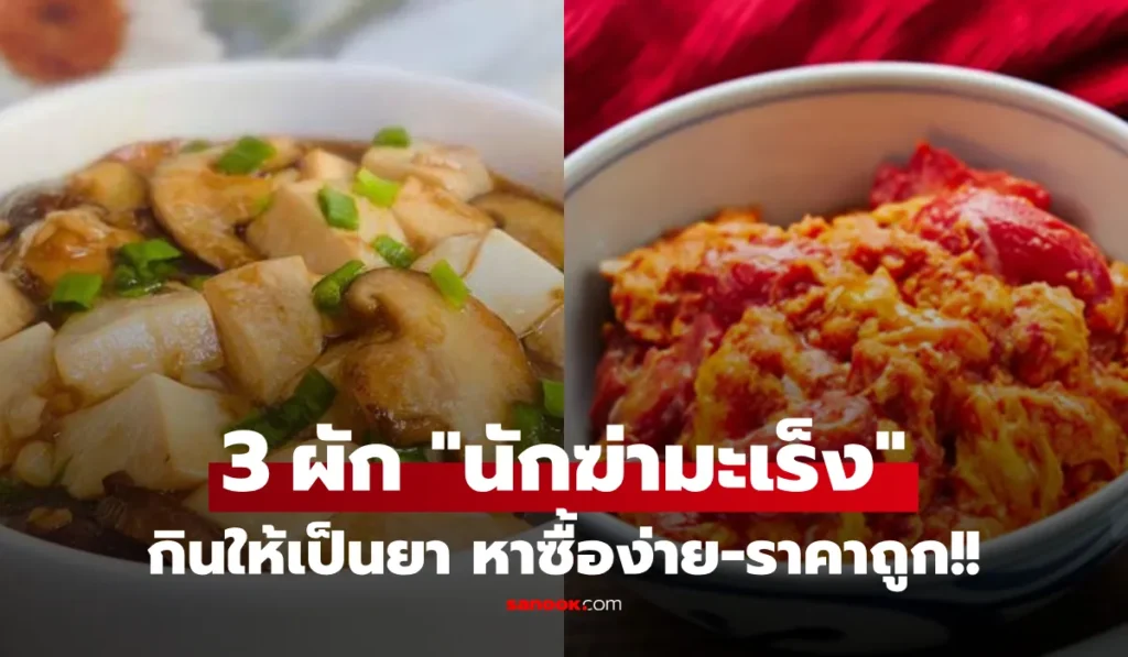 3 ผักต้านมะเร็ง มะเขือเทศ-เห็ด-บรอกโคลี กินยังไงให้ได้ผล